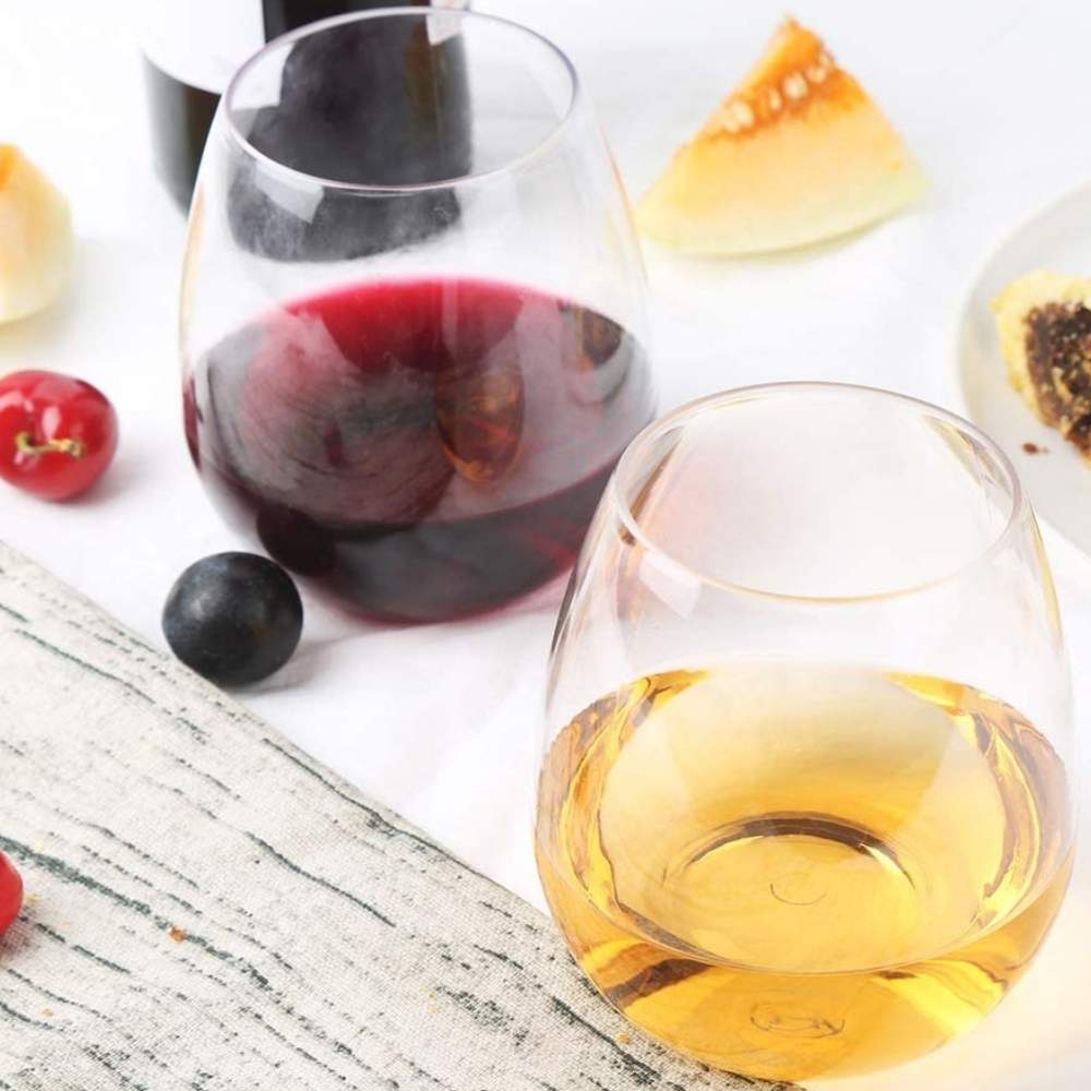 Plastic Stemless Wine Glasses: image 4