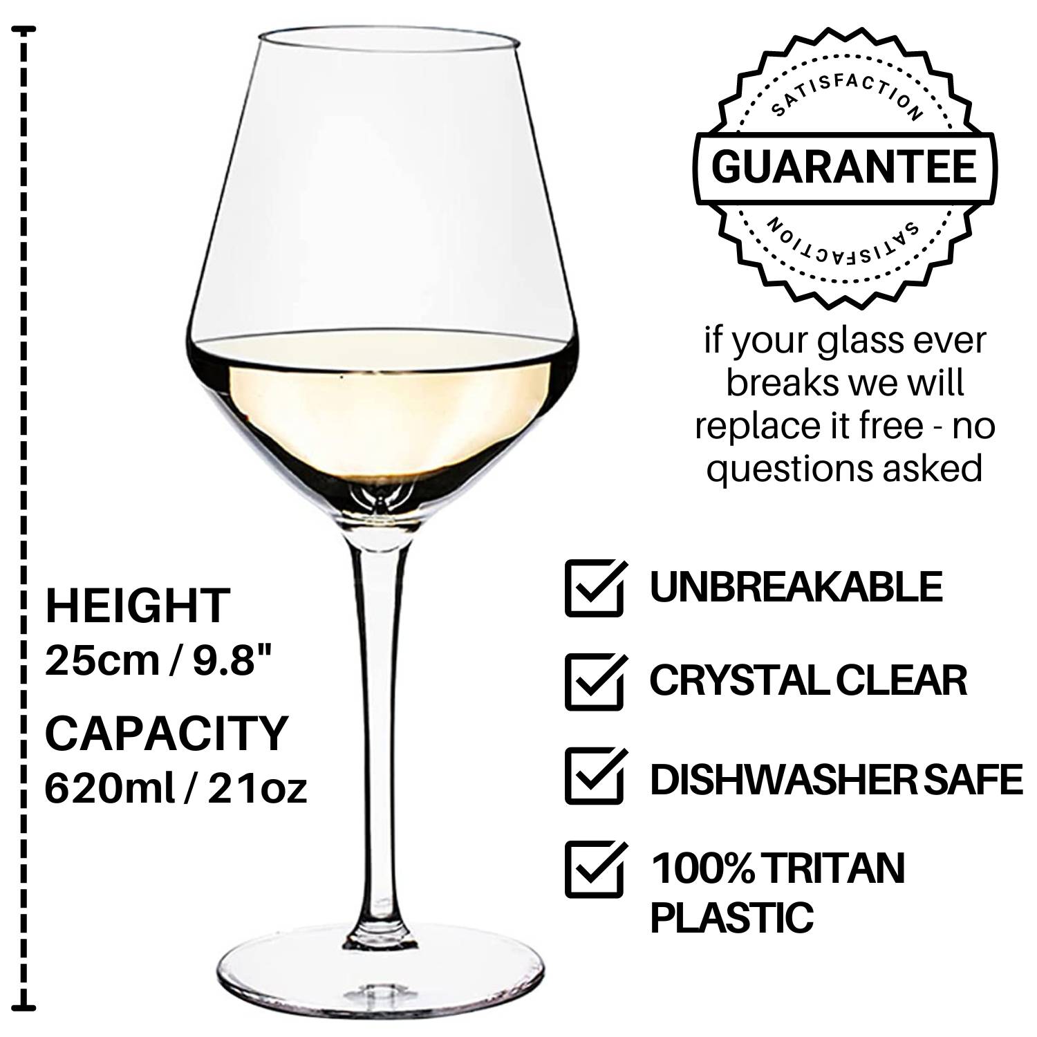 Plastic White Wine Glasses | Shatter-Resistant Wine Glass | Plastic White Wine Glassware 12 buy reusable plastic white wine glassware